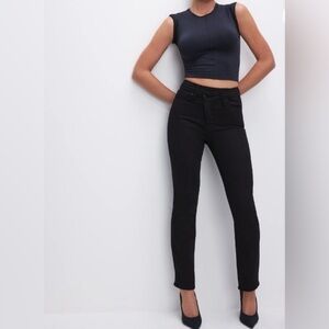 NWT GOOD AMERICAN  Good Classic Crossover Hi Rise Jeans